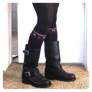 Xelement Women’s Leather Motorcycle Boots